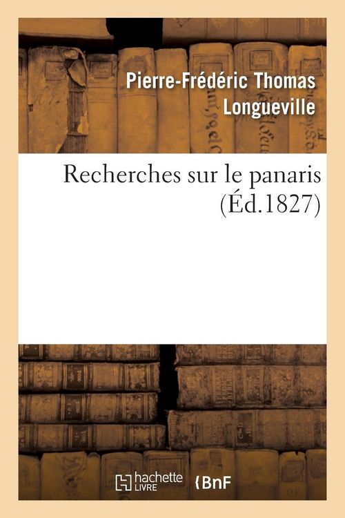 Produktbild: Recherches Sur Le Panaris