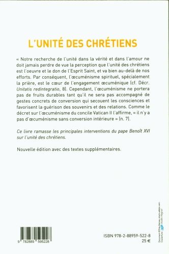 Produktbild: L'unit&eacute; des chr&eacute;tiens
