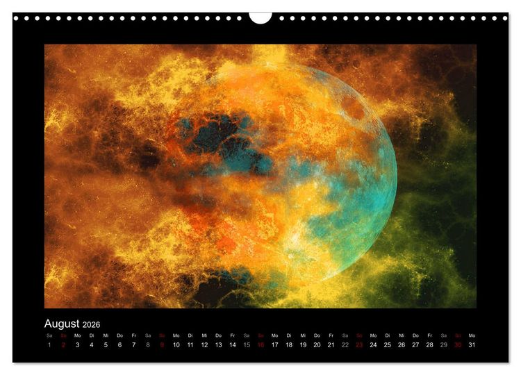 Produktbild: Magisches Universum (Wandkalender 2026 DIN A3 quer), CALVENDO Monatskalender
