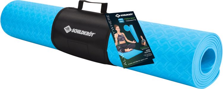 Produktbild: Schildkr&ouml;t 960169 - Yogamatte Fitness, 183x61x0,4cm blau