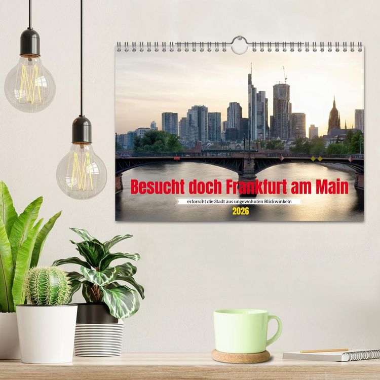 Produktbild: Besucht doch Frankfurt am Main (Wandkalender 2026 DIN A4 quer), CALVENDO Monatskalender