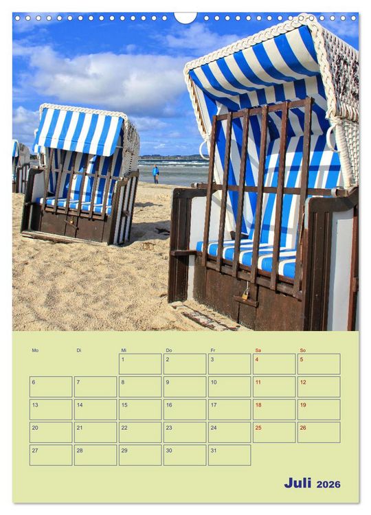 Produktbild: Sehnsuchtsort Ostseebad Boltenhagen (Wandkalender 2026 DIN A3 hoch), CALVENDO Monatskalender
