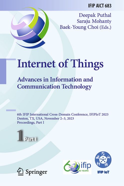 Produktbild: Internet of Things. Advances in Information and Communication Technology