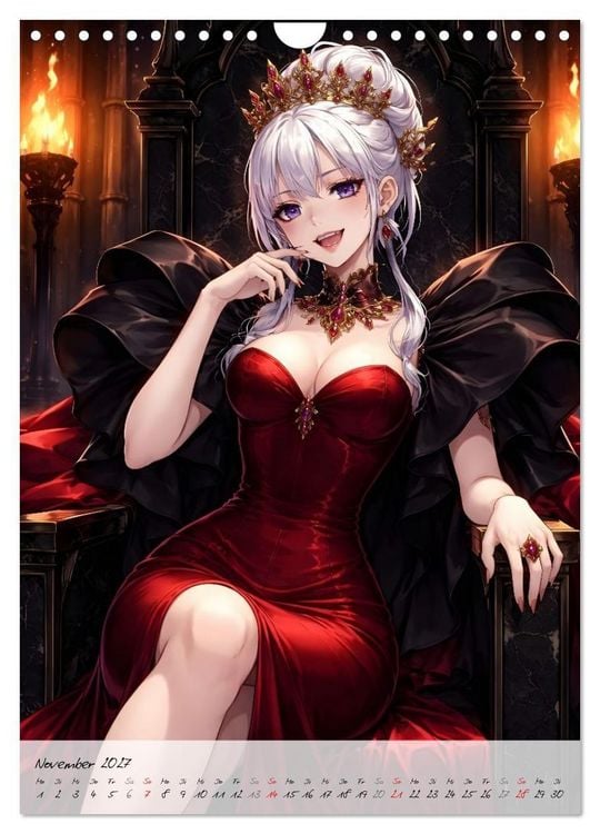 Produktbild: Vampire Couture (Wandkalender 2027 DIN A4 hoch), CALVENDO Monatskalender