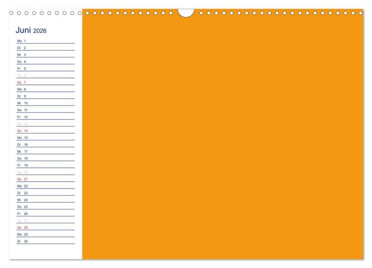 Produktbild: Farbiger Bastelkalender (Wandkalender 2026 DIN A3 quer), CALVENDO Monatskalender