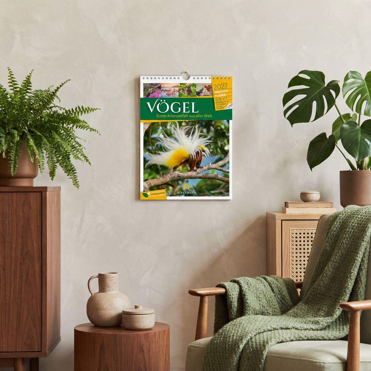 Produktbild: V&ouml;gel Wochenplaner Kalender 2027