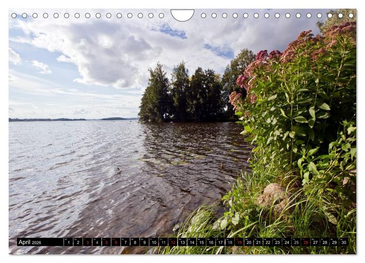 Produktbild: FINNLAND &ndash; Traumhafte Landschaften (CH - Version) (Wandkalender 2026 DIN A4 quer), CALVENDO Monatskalender