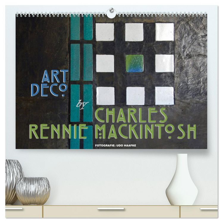 Produktbild: ArtDeco by Charles Rennie Mackintosh (hochwertiger Premium Wandkalender 2026 DIN A2 quer), Kunstdruck in Hochglanz