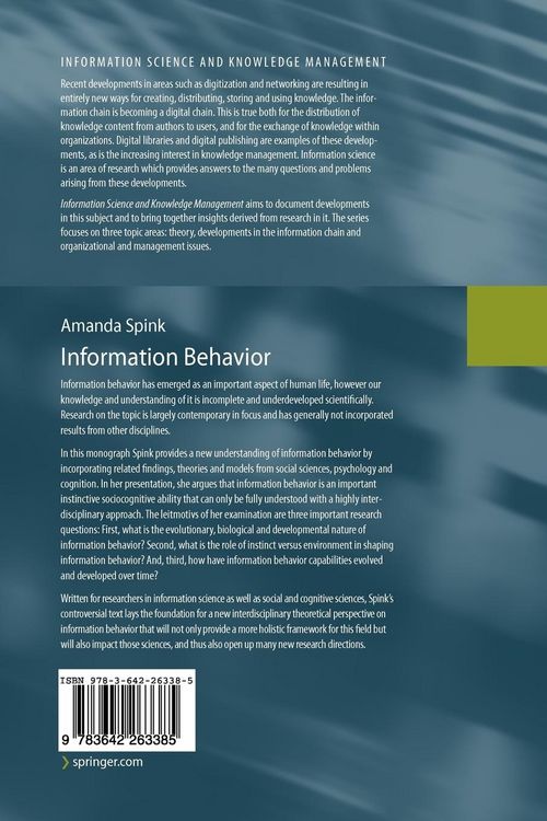 Produktbild: Information Behavior