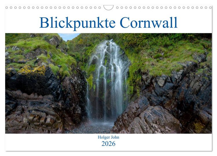 Produktbild: Blickpunkte Cornwall (Wandkalender 2026 DIN A3 quer), CALVENDO Monatskalender