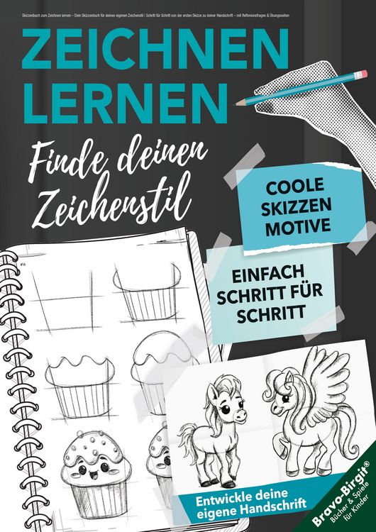 Produktbild: Skizzenbuch zum Zeichnen lernen &ndash; Dein Skizzenbuch f&uuml;r deinen eigenen Zeichenstil