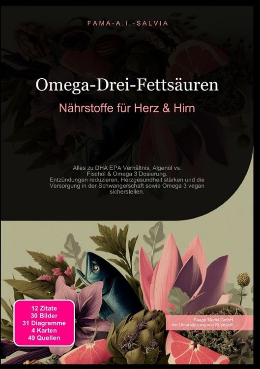 Produktbild: Omega-Drei-Fetts&auml;uren: N&auml;hrstoffe f&uuml;r Herz &amp; Hirn