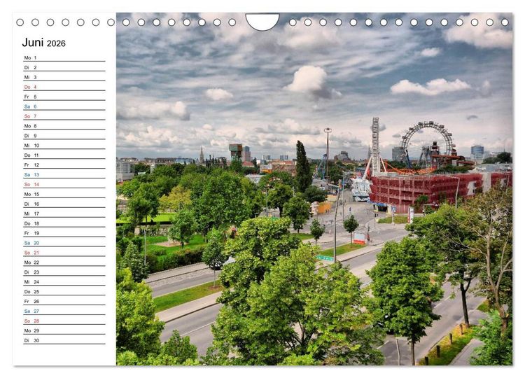 Produktbild: Wien - Haupstadt mit Charme (Wandkalender 2026 DIN A4 quer), CALVENDO Monatskalender