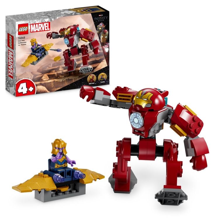 LEGO Marvel 76263 Iron Man Hulkbuster vs. Thanos Set mit Actionfigur kaufen Spielwaren