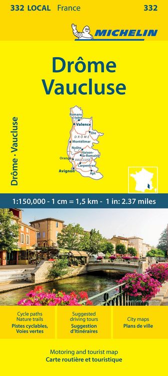 Produktbild: Drome Vaucluse - Michelin Local Map 332
