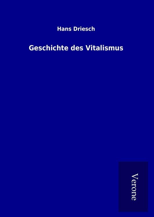 Produktbild: Geschichte des Vitalismus