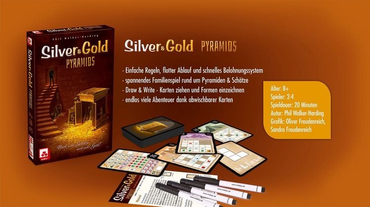Produktbild: Silver & Gold Pyramids - das Spiel f&uuml;r endlos viele Abenteuer
