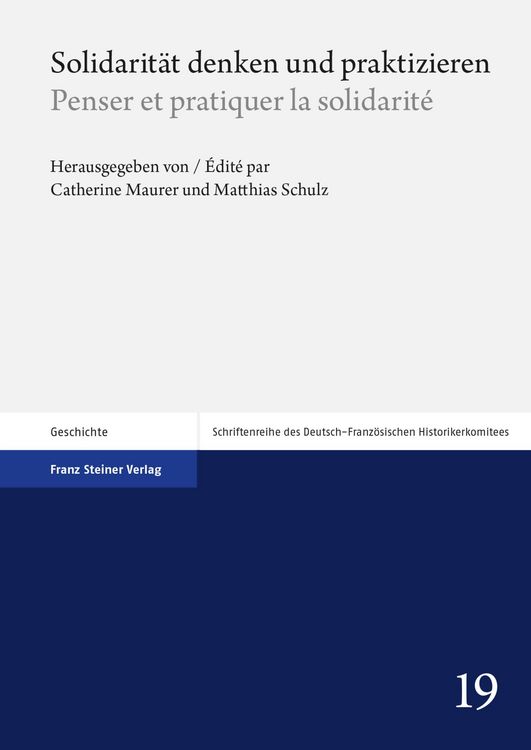 Produktbild: Solidarit&auml;t denken und praktizieren / Penser et pratiquer la solidarit&eacute;