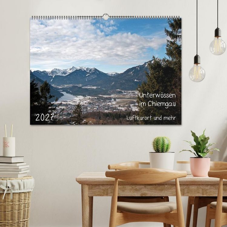 Produktbild: Unterw&ouml;ssen im Chiemgau - Luftkurort und mehr (Wandkalender 2027 DIN A2 quer), CALVENDO Monatskalender