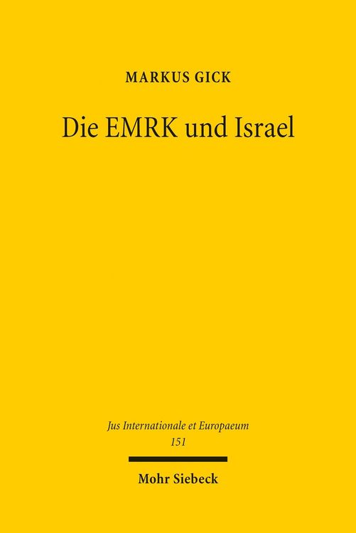 Produktbild: Die EMRK und Israel
