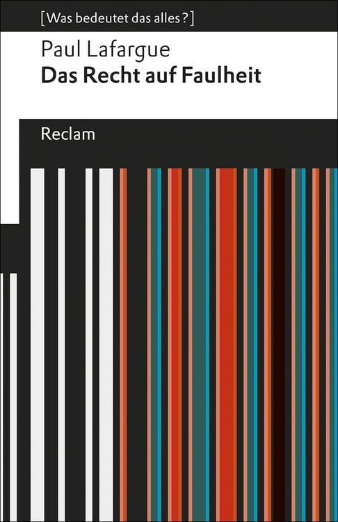 Produktbild: Das Recht auf Faulheit