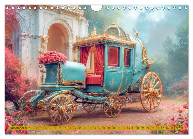 Produktbild: Kutschentr&auml;ume - Fantasiewerke (Wandkalender 2027 DIN A4 quer), CALVENDO Monatskalender