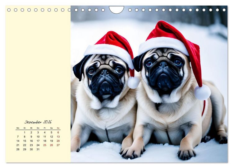 Produktbild: Gut beh&uuml;tete Hunde (Wandkalender 2026 DIN A4 quer), CALVENDO Monatskalender