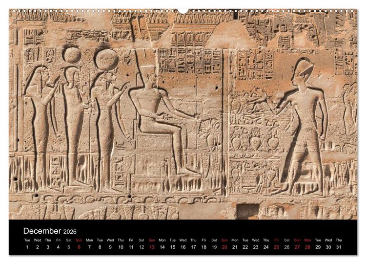 Produktbild: Egypt (High Quality Premium Wall Calendar 2026 DIN A2 landscape),CALVENDO 12 Month Wall Calendar