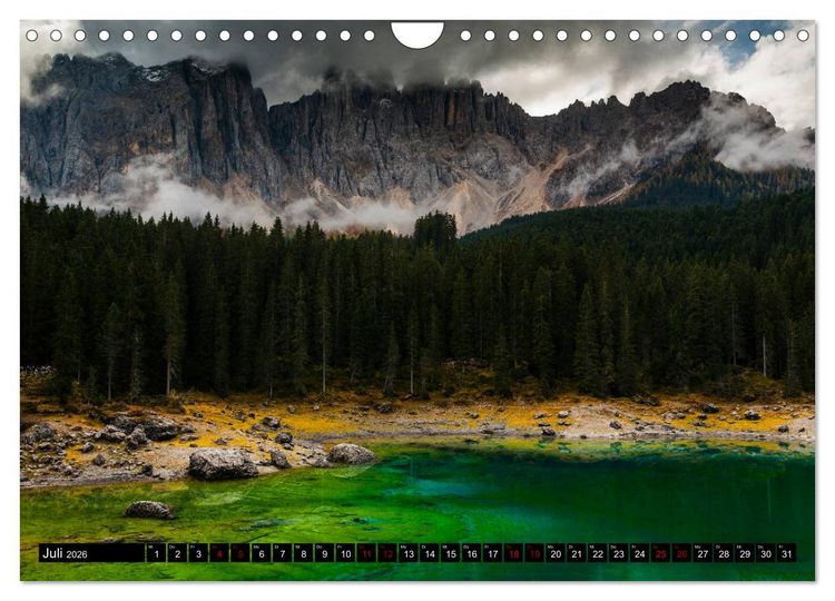 Produktbild: Berge. Alpenseen (Wandkalender 2026 DIN A4 quer), CALVENDO Monatskalender