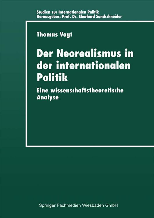 Produktbild: Der Neorealismus in der internationalen Politik