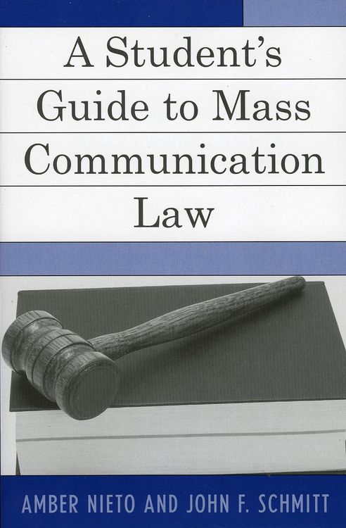 Produktbild: A Student's Guide to Mass Communication Law