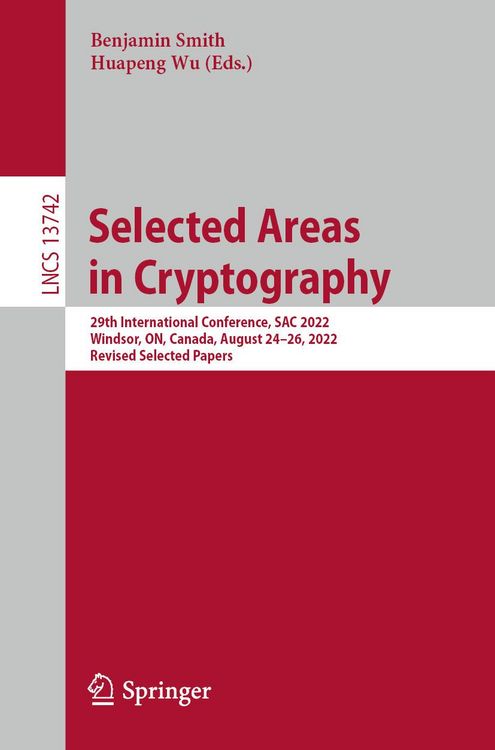 Produktbild: Selected Areas in Cryptography