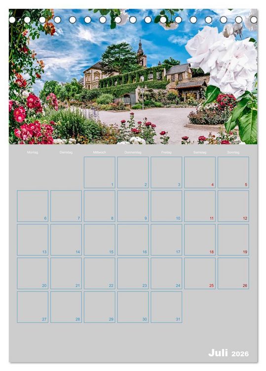 Produktbild: ELTVILLE &ndash; Wein-, Sekt- und Rosenstadt am Rhein (Tischkalender 2026 DIN A5 hoch), CALVENDO Monatskalender