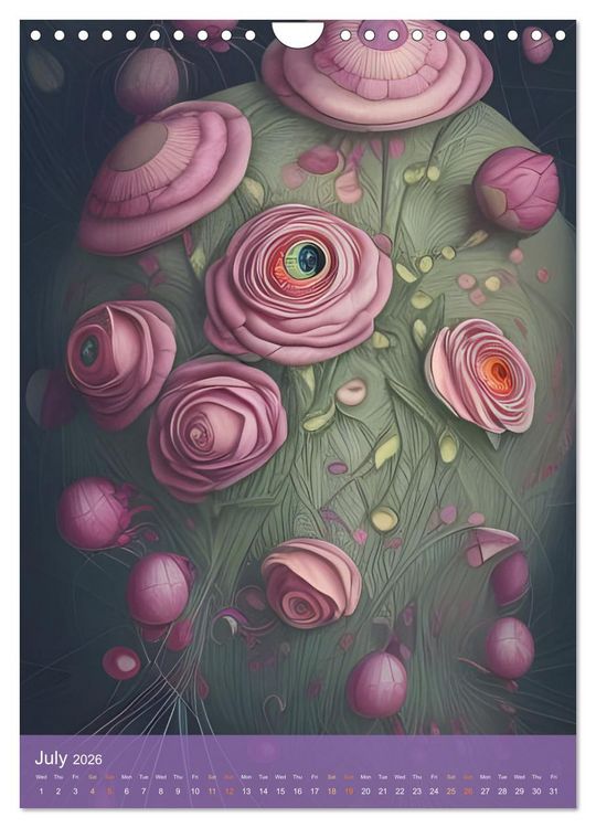 Produktbild: Enchanted Eyes (Wall Calendar 2026 DIN A4 portrait), CALVENDO 12 Month Wall Calendar