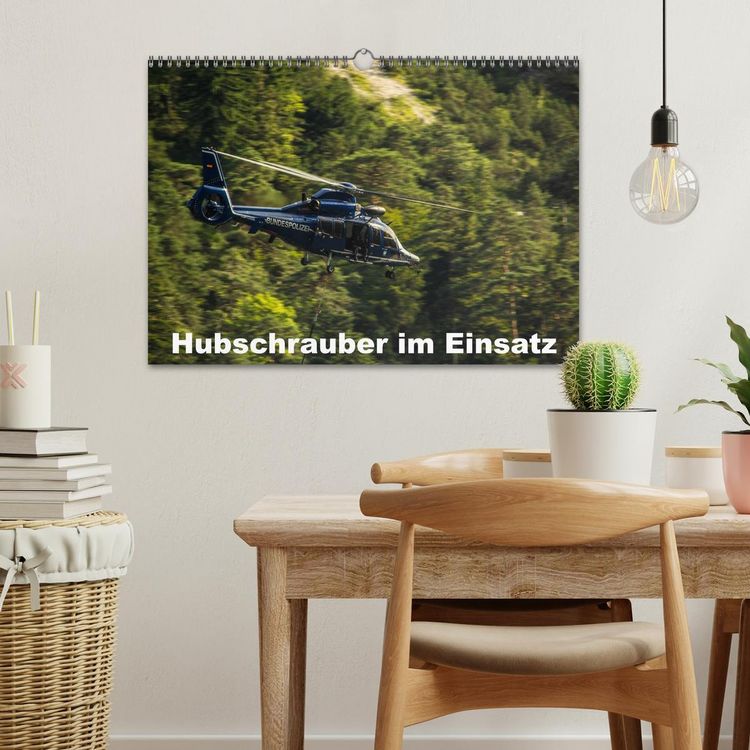 Produktbild: Hubschrauber im Einsatz (Wandkalender 2026 DIN A3 quer), CALVENDO Monatskalender
