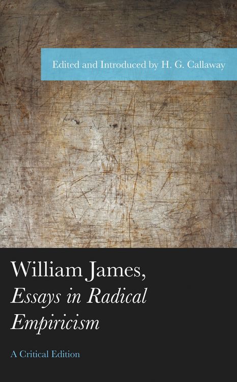 Produktbild: William James, Essays in Radical Empiricism