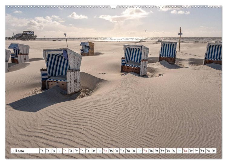 Produktbild: Faszination Sankt Peter-Ording (Wandkalender 2026 DIN A2 quer), CALVENDO Monatskalender