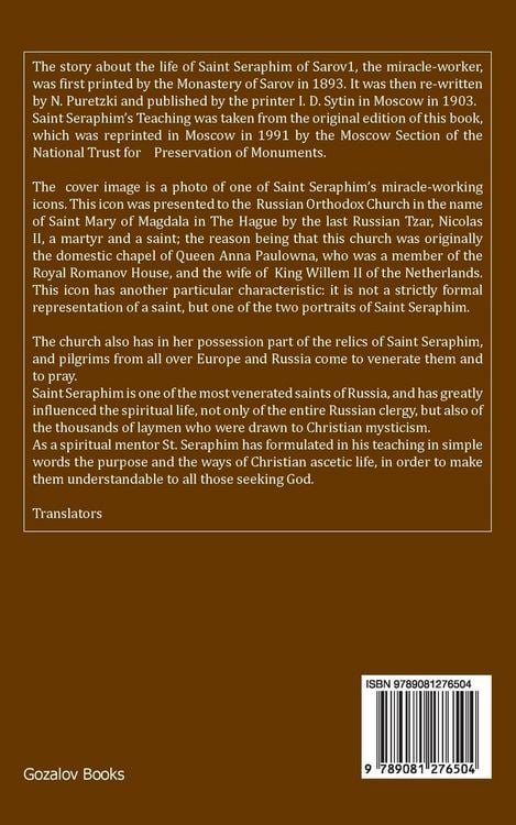 Produktbild: Life and Teaching of Saint Seraphim of Sarov