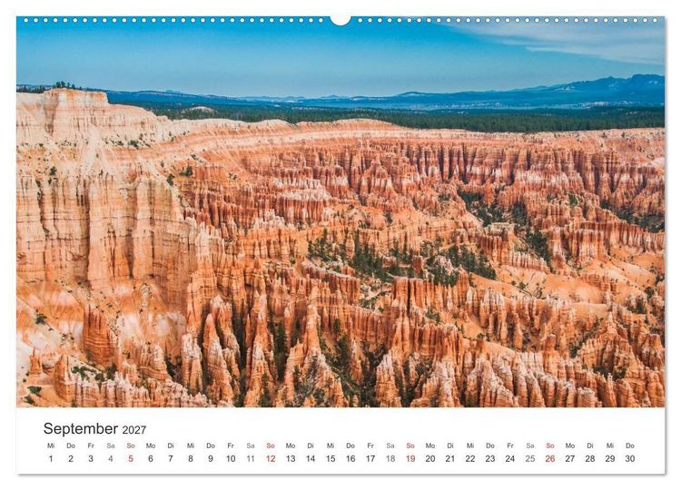 Produktbild: USA &ndash; Landschaft und Sehnsucht (Wandkalender 2027 DIN A2 quer), CALVENDO Monatskalender