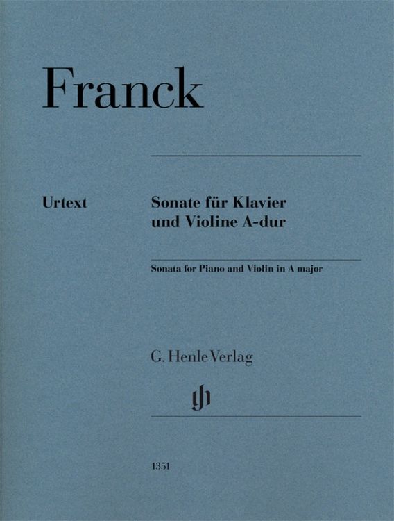 Produktbild: C&eacute;sar Franck - Violinsonate A-dur