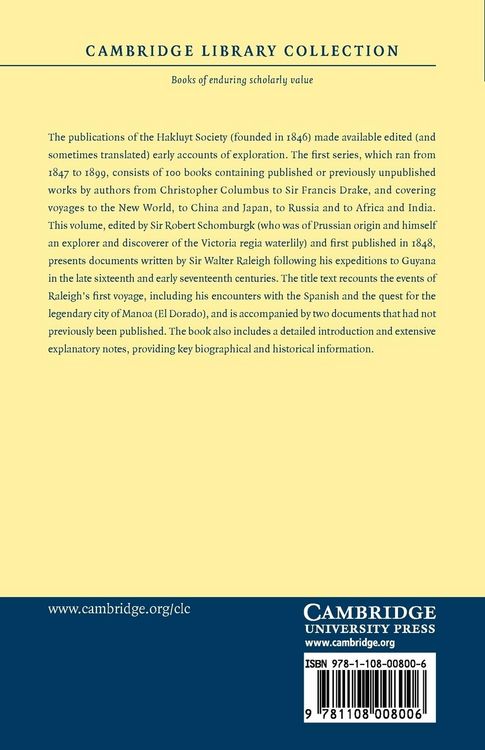 Produktbild: Discovery of the Large, Rich, and Beautiful Empire of Guiana