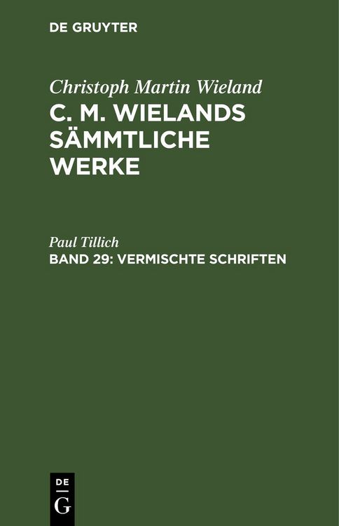 Produktbild: Vermischte Schriften