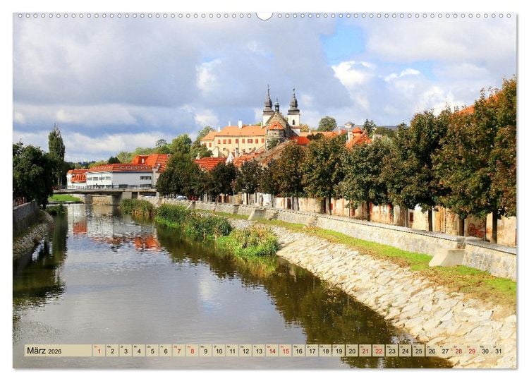 Produktbild: Trebitsch und Schloss Jarmeritz (Wandkalender 2026 DIN A2 quer), CALVENDO Monatskalender