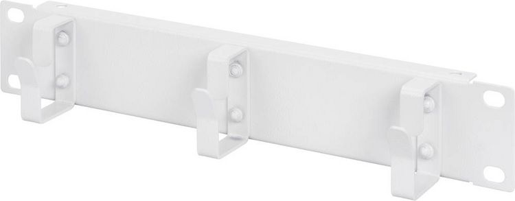 Produktbild: Digitus DN-10 ORG-1U 10 Zoll Netzwerkschrank-Kabelf&uuml;hrung Festeinbau Geeignet f&uuml;r Schranktiefe: ab 300 mm Lichtgrau (RAL 7035)