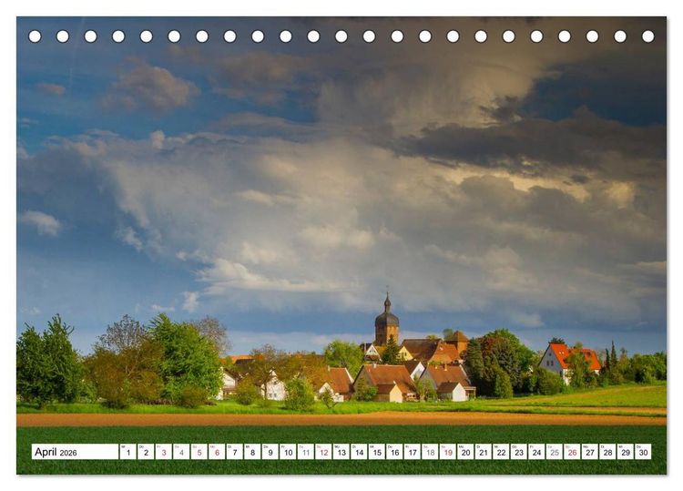 Produktbild: Bad Bergzaberner Land (Tischkalender 2026 DIN A5 quer), CALVENDO Monatskalender