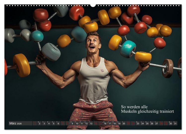 Produktbild: Das macht Spa&szlig;, haben sie gesagt (hochwertiger Premium Wandkalender 2026 DIN A2 quer), Kunstdruck in Hochglanz