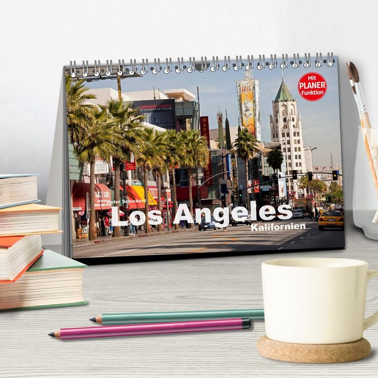 Produktbild: Los Angeles - Kalifornien (Tischkalender 2026 DIN A5 quer), CALVENDO Monatskalender