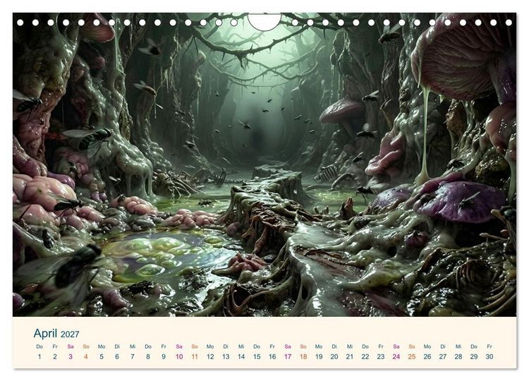 Produktbild: Geografie der Seele - Gef&uuml;hle als Landschaften (Wandkalender 2027 DIN A4 quer), CALVENDO Monatskalender