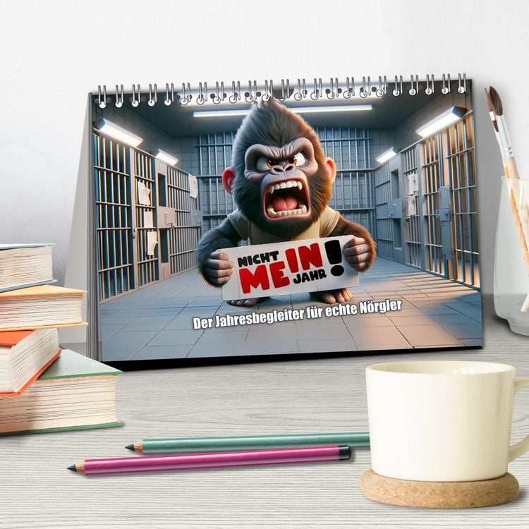 Produktbild: Nicht mein Jahr: Der Jahresbegleiter f&uuml;r echte N&ouml;rgler (Tischkalender 2026 DIN A5 quer), CALVENDO Monatskalender