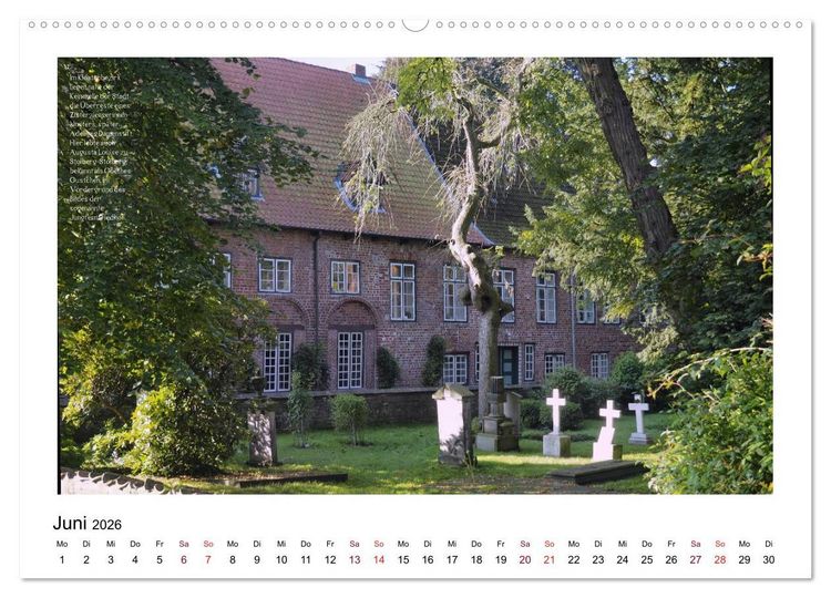 Produktbild: Rosenstadt Uetersen (hochwertiger Premium Wandkalender 2026 DIN A2 quer), Kunstdruck in Hochglanz